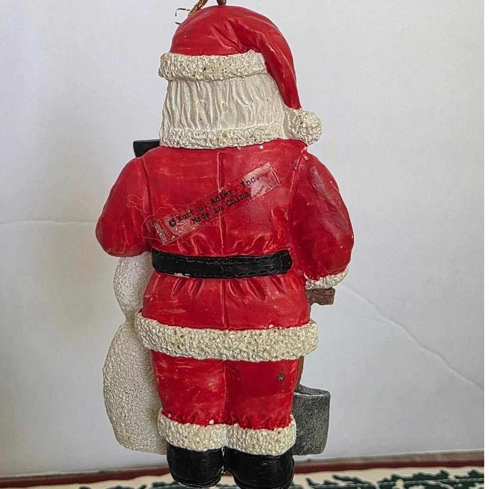 Kurt Adler Santa‎ Claus Snowman Christmas Tree Ornament Holiday Decoration